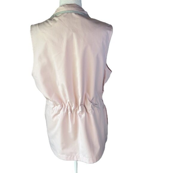 🌸 Cutter & Buck Size L Petal Pink Outdoor Chic Vest - Hike, Kayak, Golf! - Picture 6 of 15
